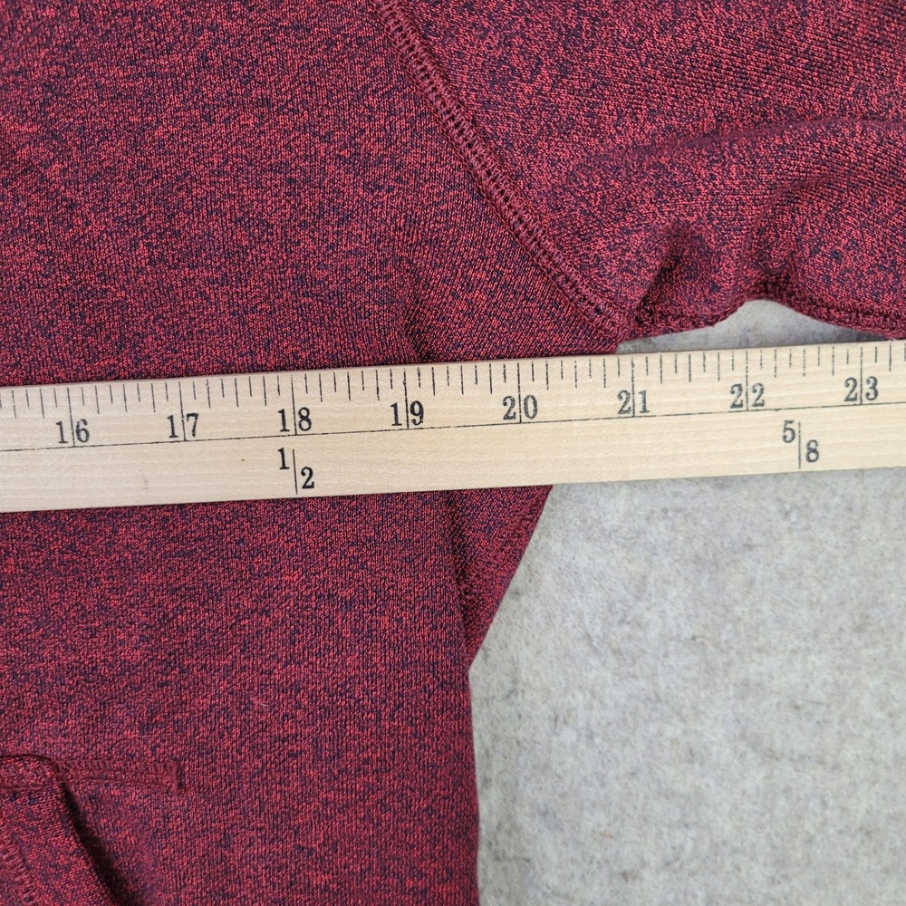 Nike French Terry Pullover Men's Shoebox Hoodie Red Black 678564 Sz S Sweatshirt - Picture 6 of 8